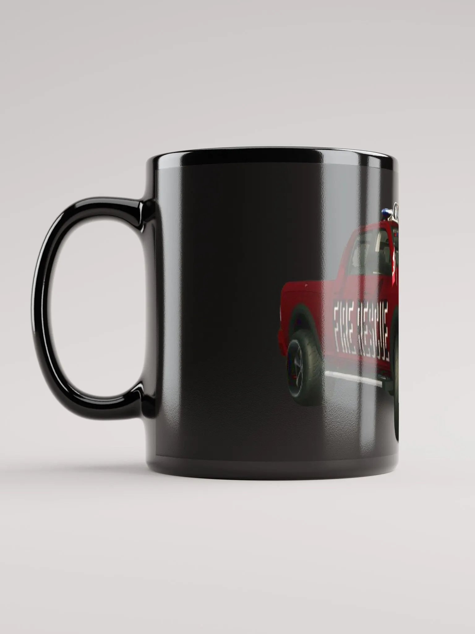 Fire Rescue & Police Pickup Truck Mug product image (12)