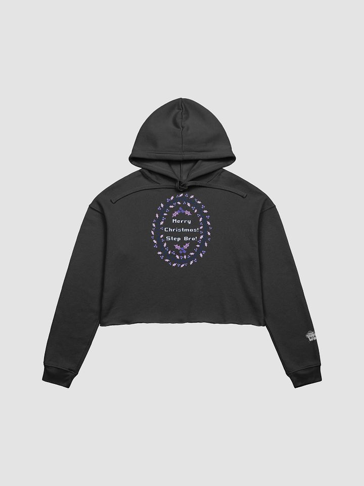 Step Bro Christmas Cropped Hoodie - Blue product image (2)