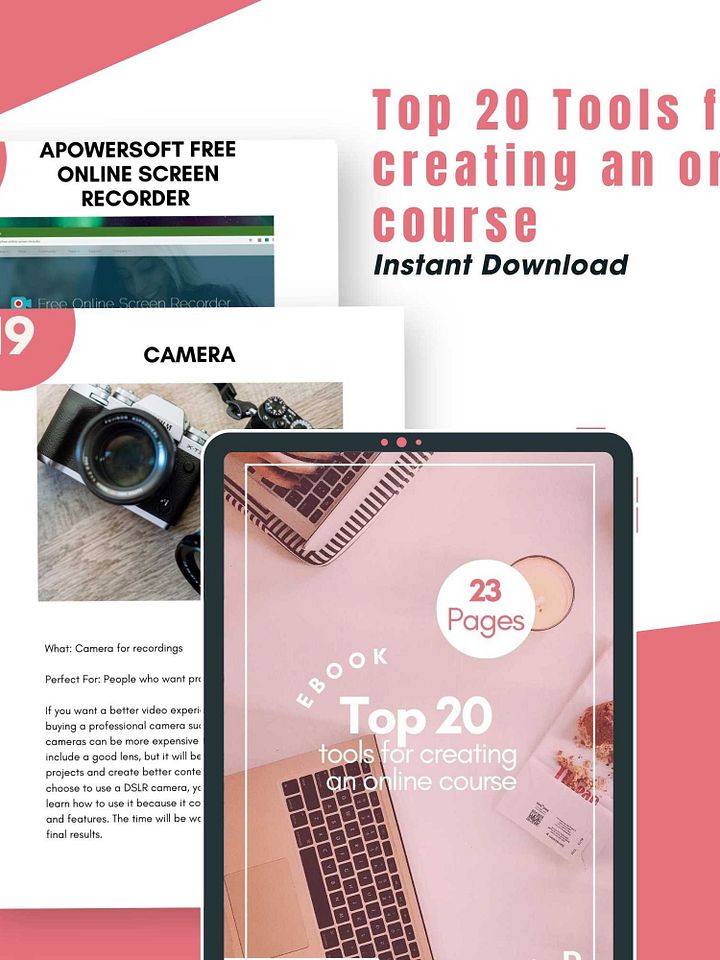 Top 20 tools for creating an online course product image (2)