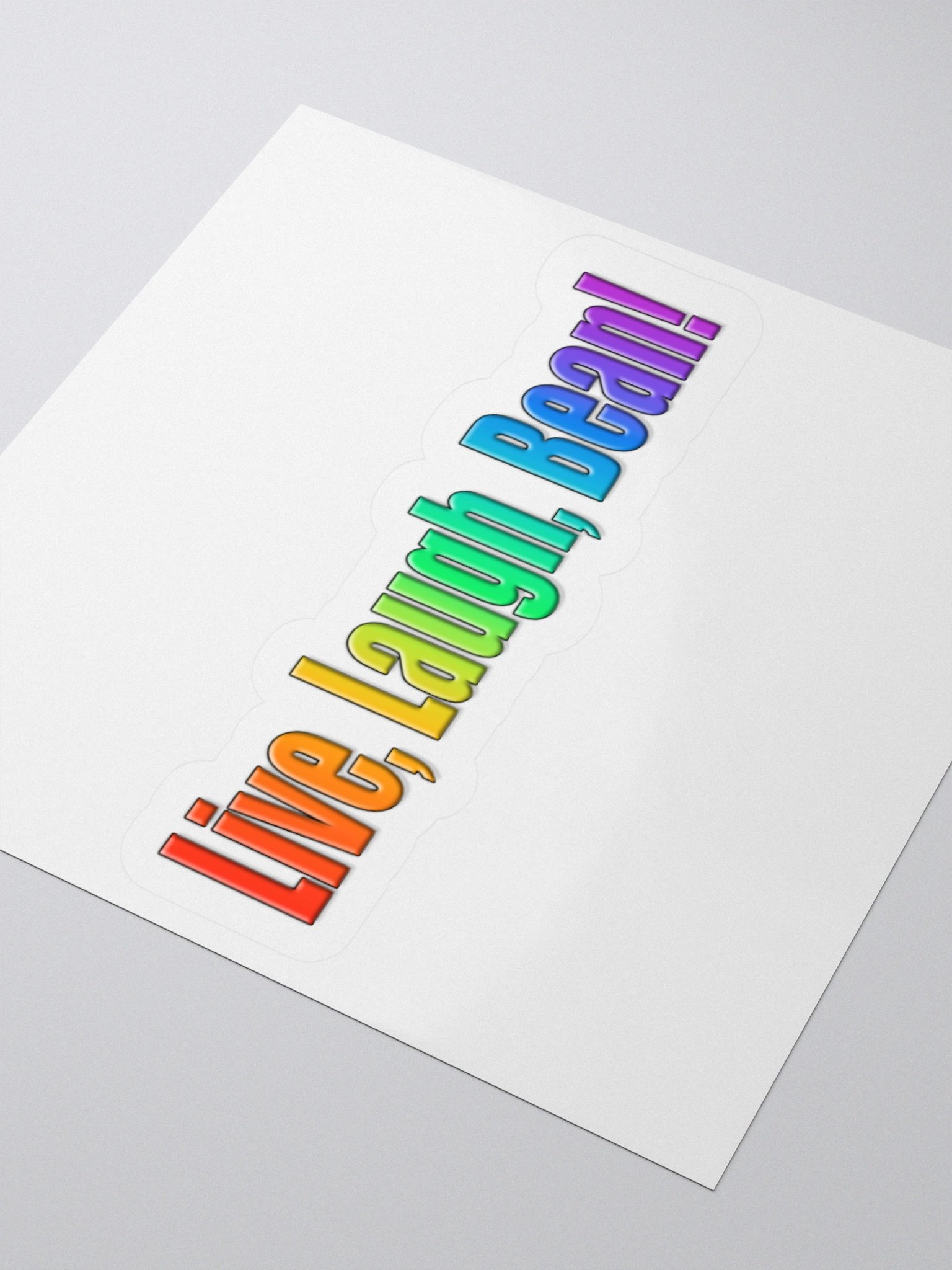Stick-a-Bean: Live, Laugh, Bean 🏳️‍🌈🫘✨ product image (6)