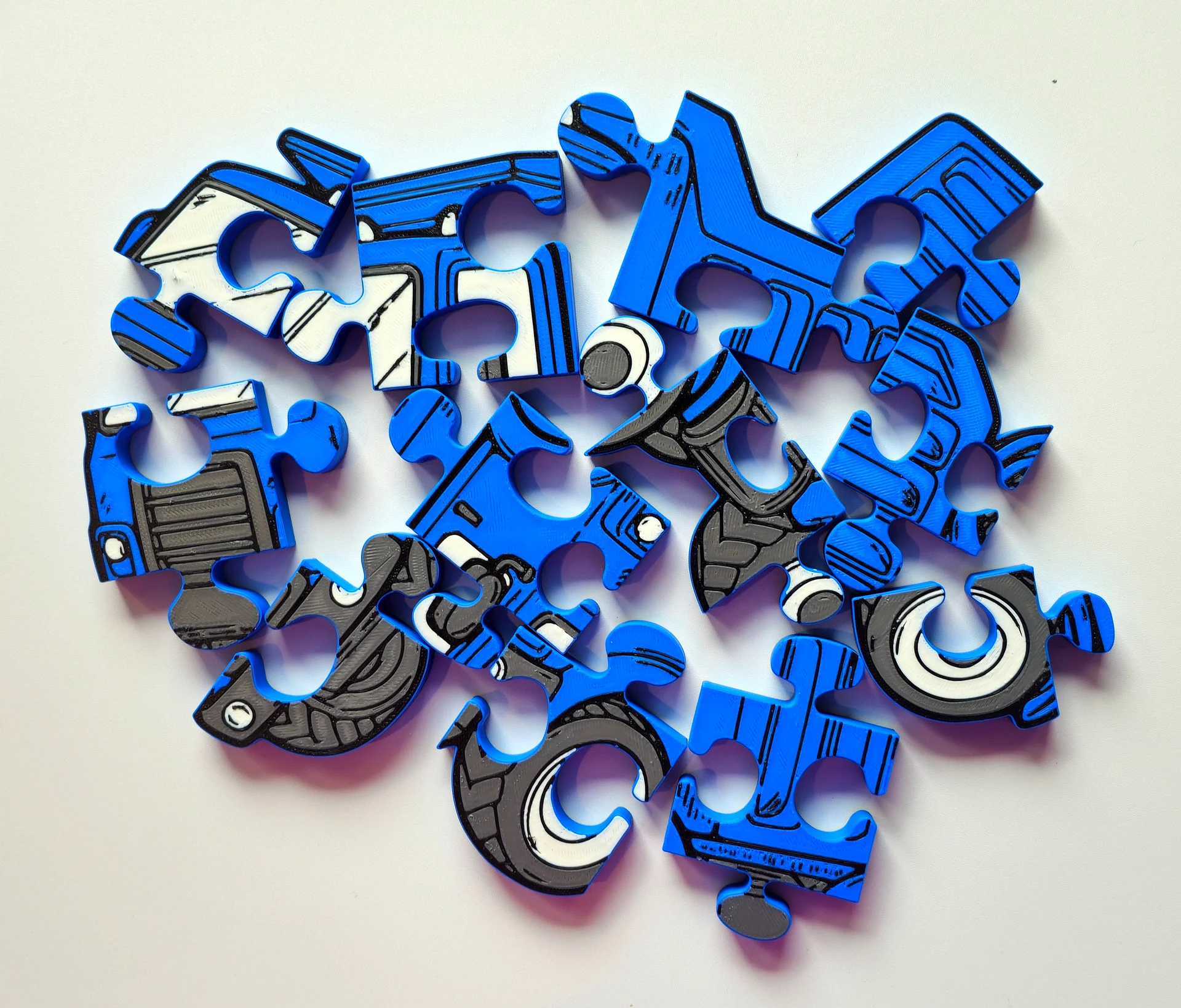 🚛 Dump Truck 3D Printed Jigsaw Puzzle – A Fun & Engaging Construction Puzzle! product image (2)