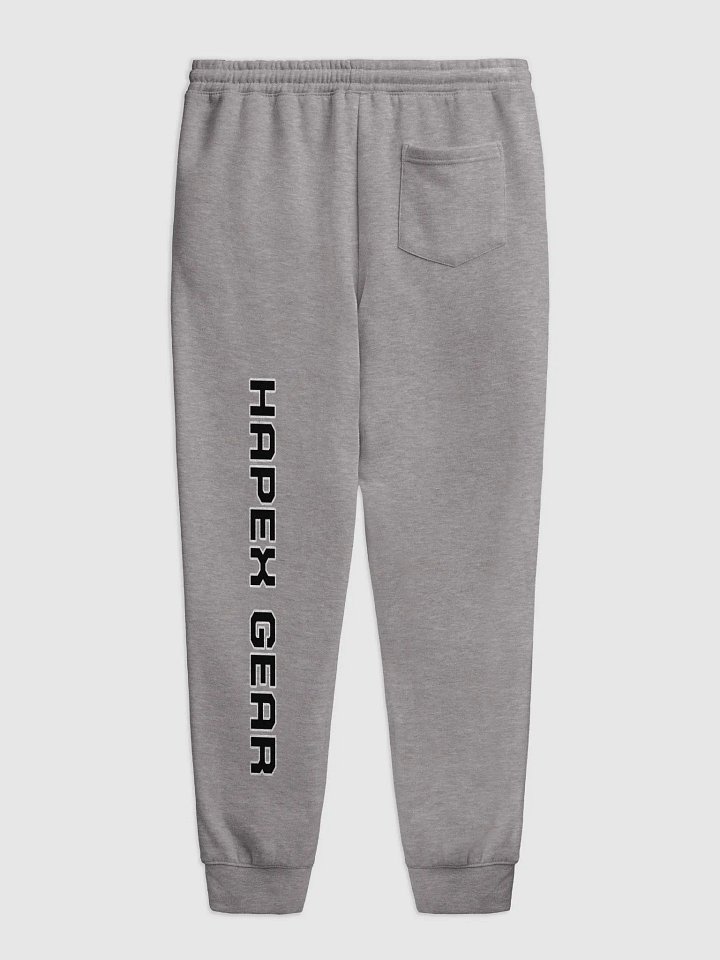 Midweight Fleece Joggers - Black HApex Gear White Logo product image (2)