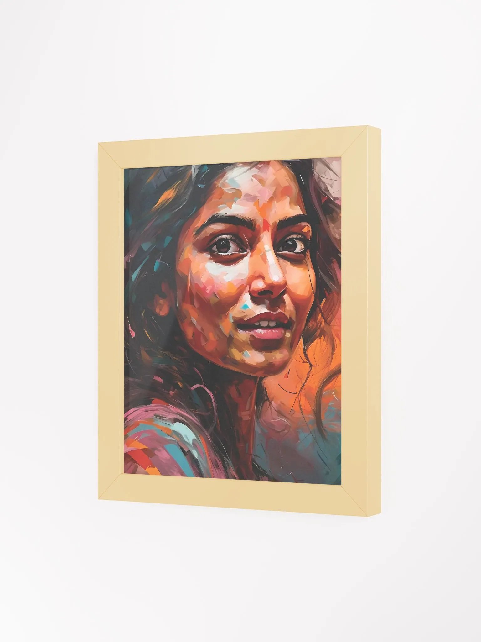 Woman Art Frame | Woman Painting | Girl Frame | Painting #A1 product image (86)