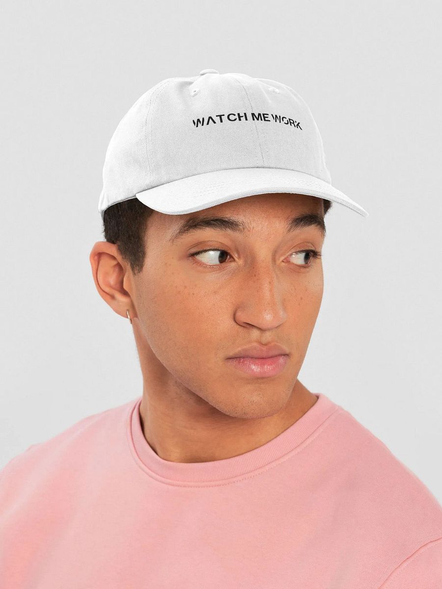 WatchMeWork Signature Dad Hat - White product image (5)