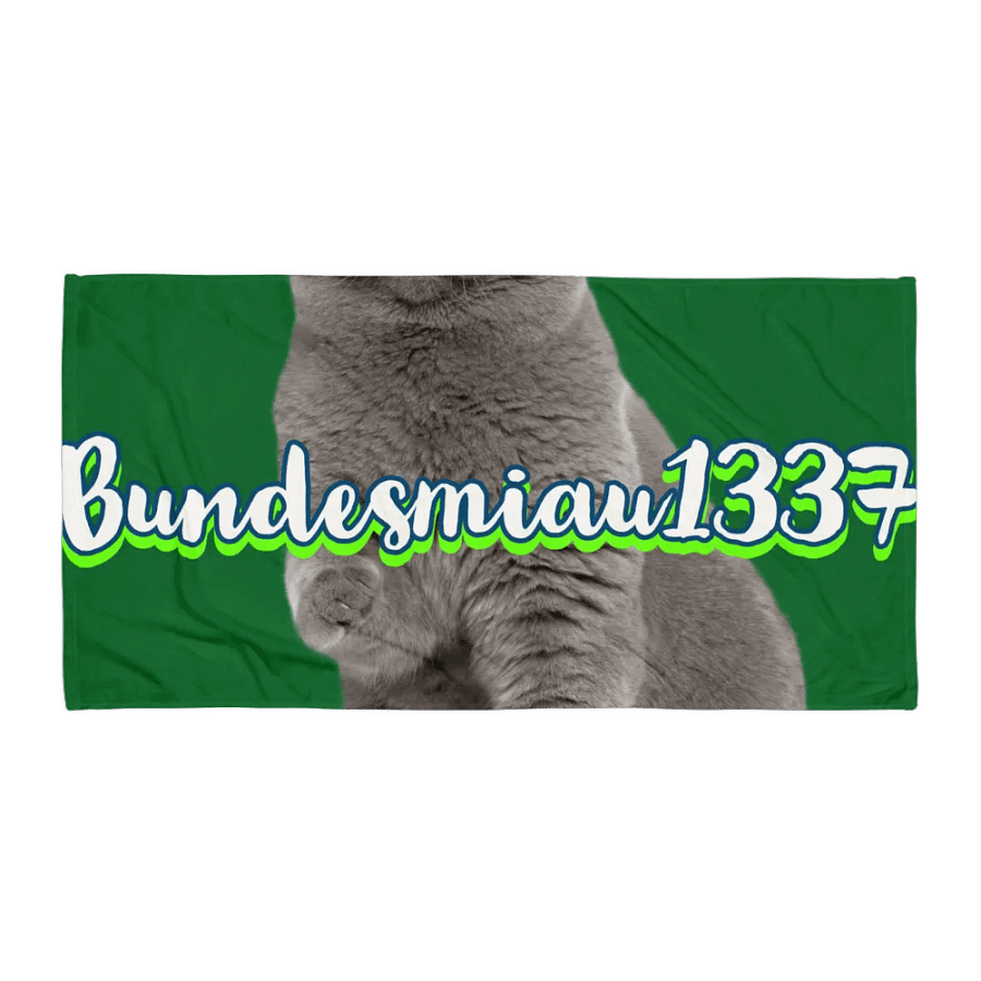 BundesMiau Strandtuch product image (1)