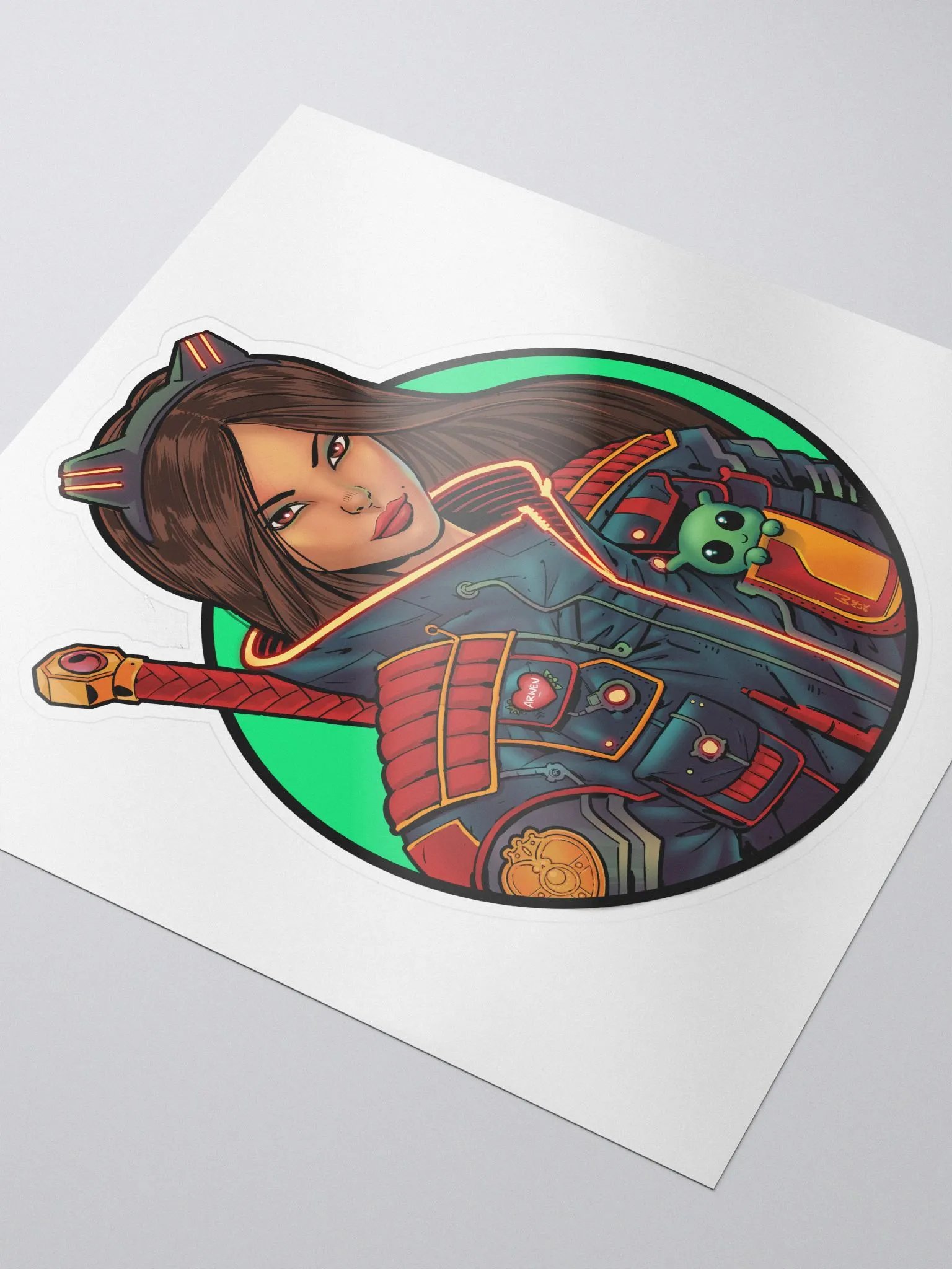 cyberpunk color sticker product image (3)