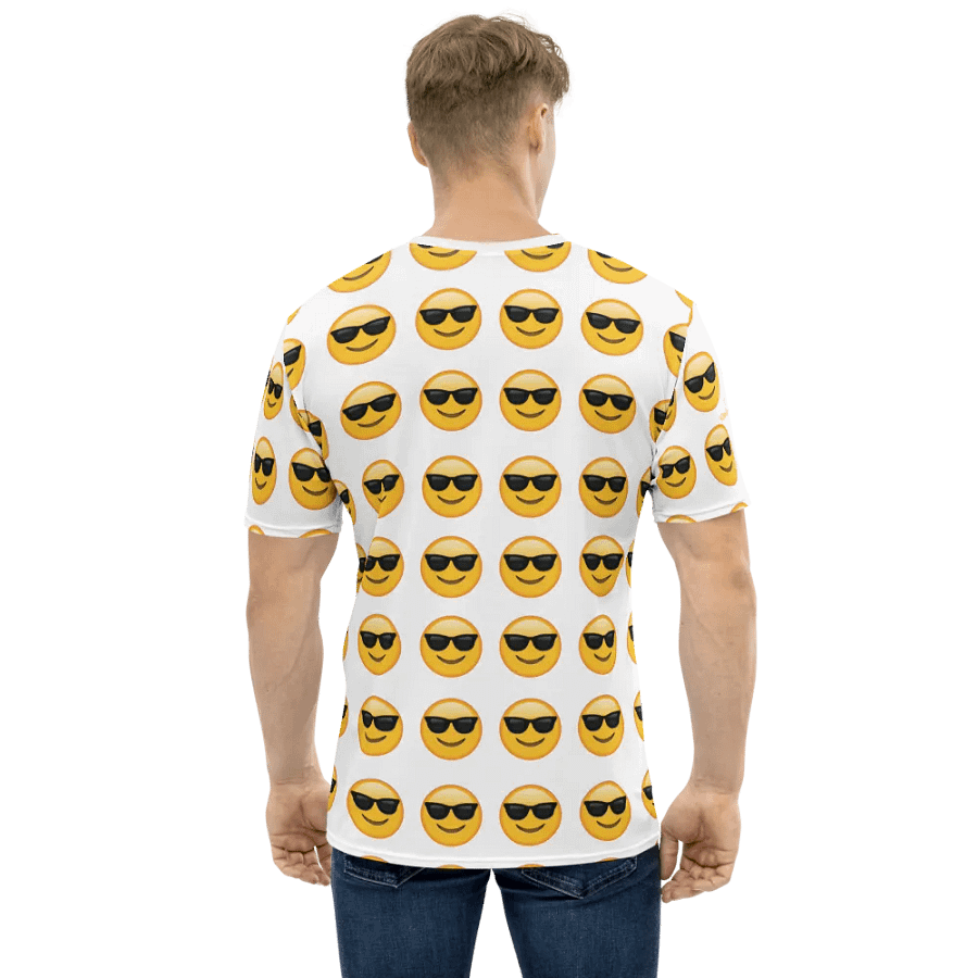 Cool Emoji - White - All-Over Print Crew Neck T-Shirt product image (4)