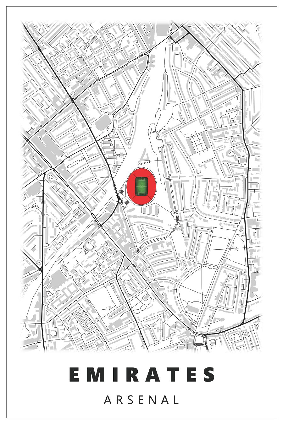 Emirates Map - Arsenal product image (6)