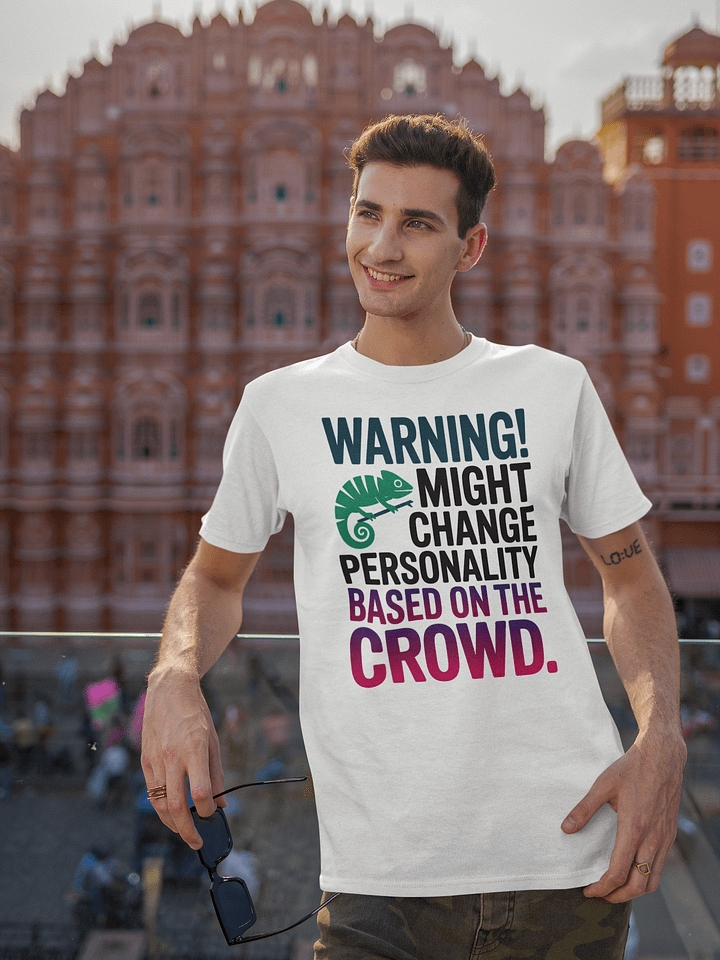 Change Personality Reflector & Open G Center Tshirt (Unisex) product image (10)