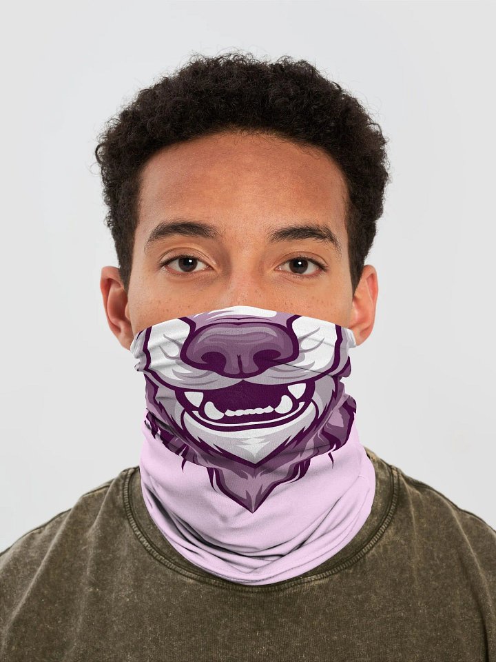 Pink Wolf Face Mask product image (1)