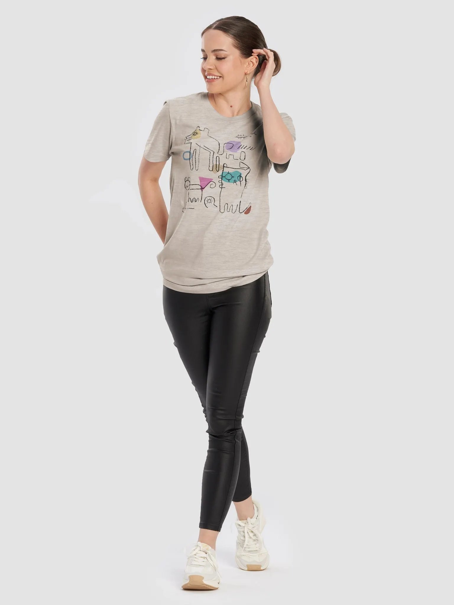 Cave Art Lightweight Unisex T-Shirt product image (6)