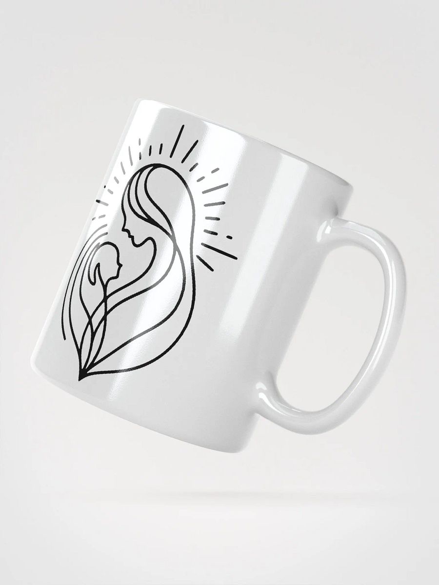 Mother and Baby Line Art Ceramic Mug product image (3)