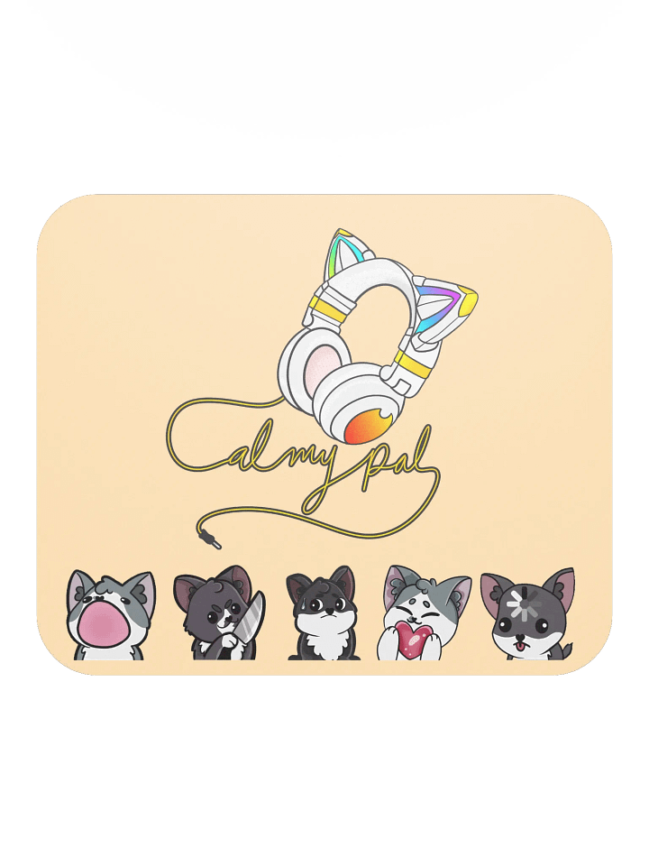 Logo & Kitties Mouse Pad product image (2)