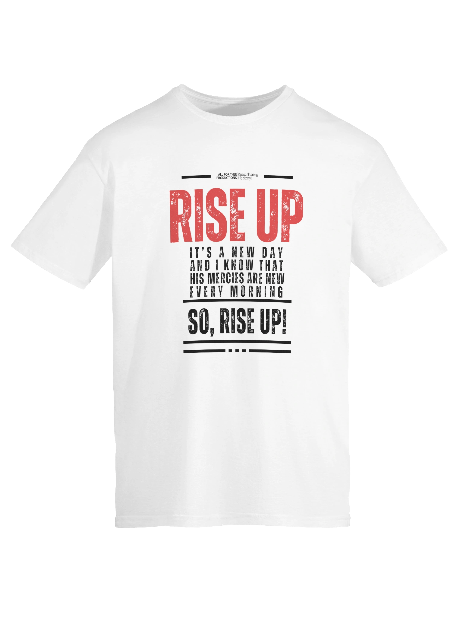 Rise Up T-Shirt - White product image (9)