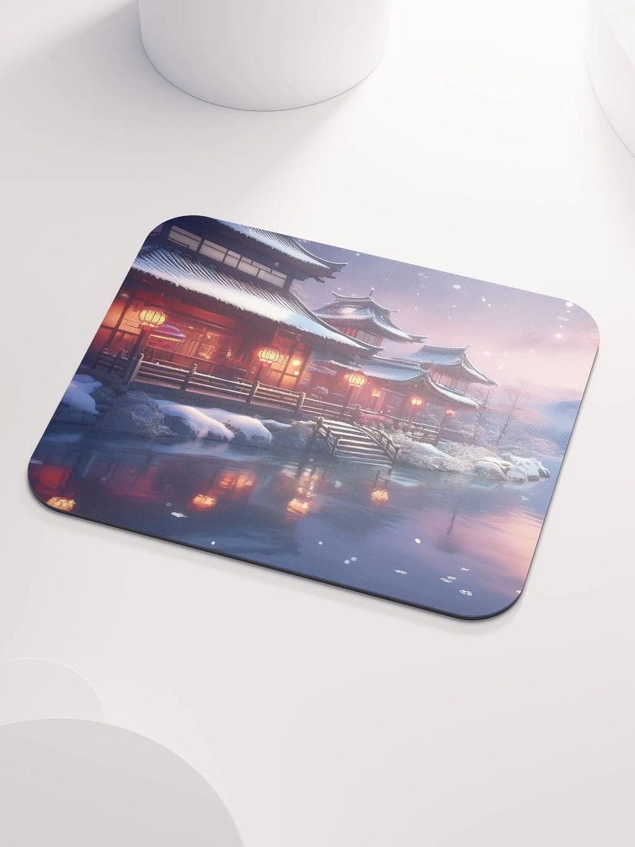 Snowy Nights Small Mouse Pad (7 x 9) product image (4)