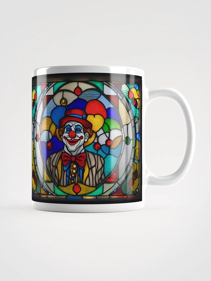 #002 Joyful Bumpy Jenkins Clown Stained Glass Mug product image (1)