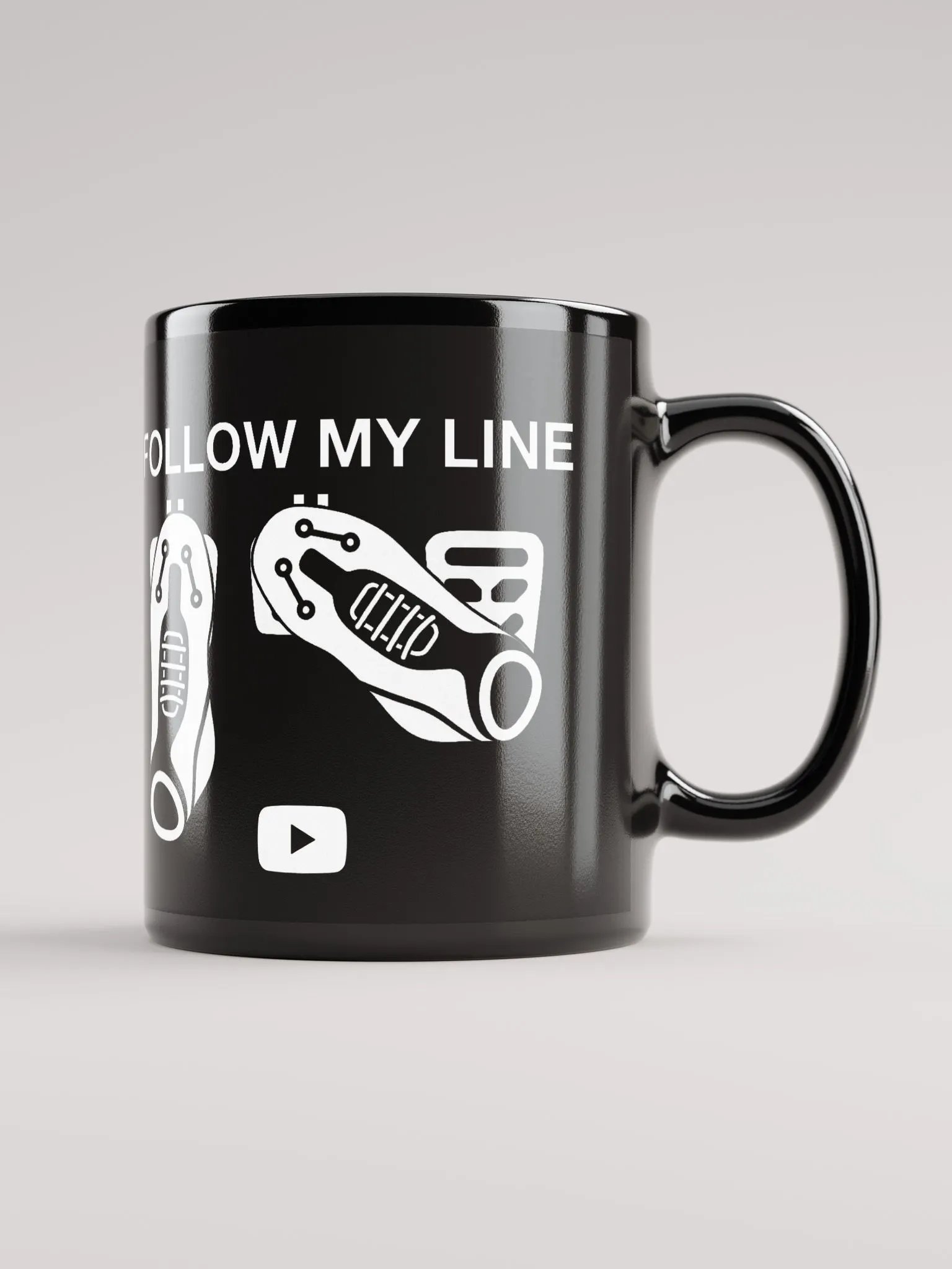 Follow My Line Logo Mug product image (2)