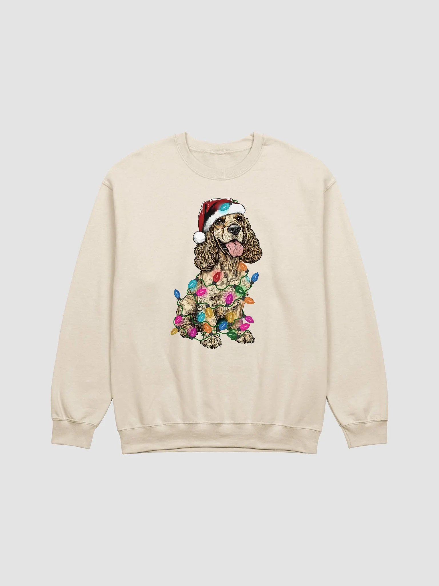 Funny Cocker Spaniel Christmas Sweatshirt product image (17)