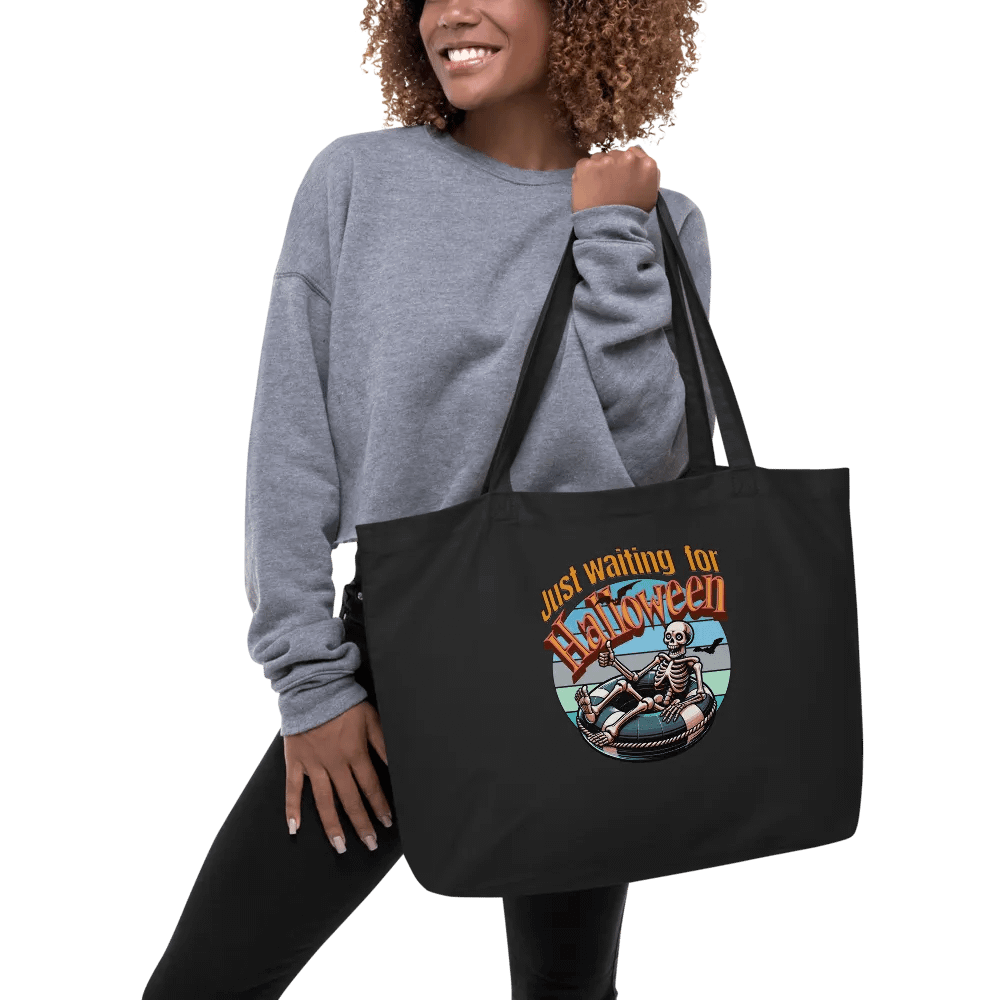 Just Waiting For Halloween Organic Cotton Tote product image (3)