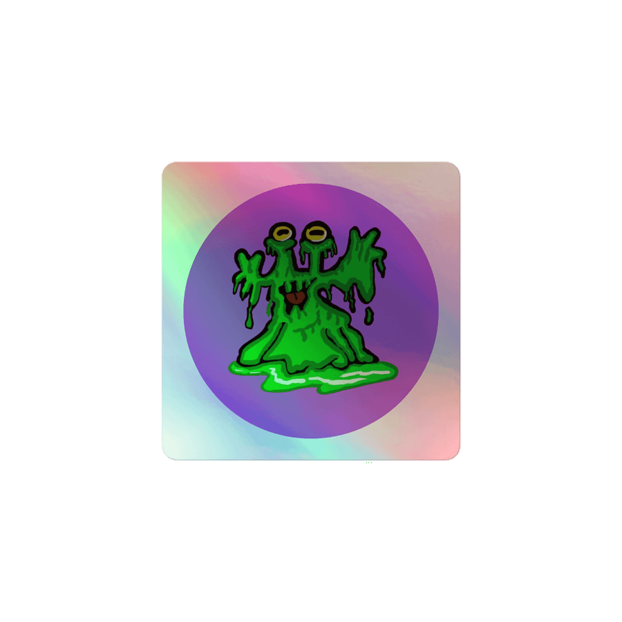 Gooey Slime Creature Holographic Sticker Sheet product image (1)