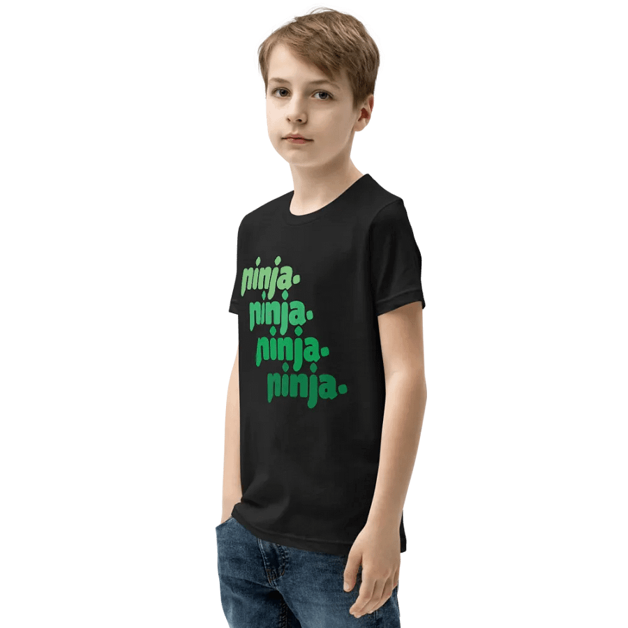 Quad Ninja Kids Tee: Green product image (5)