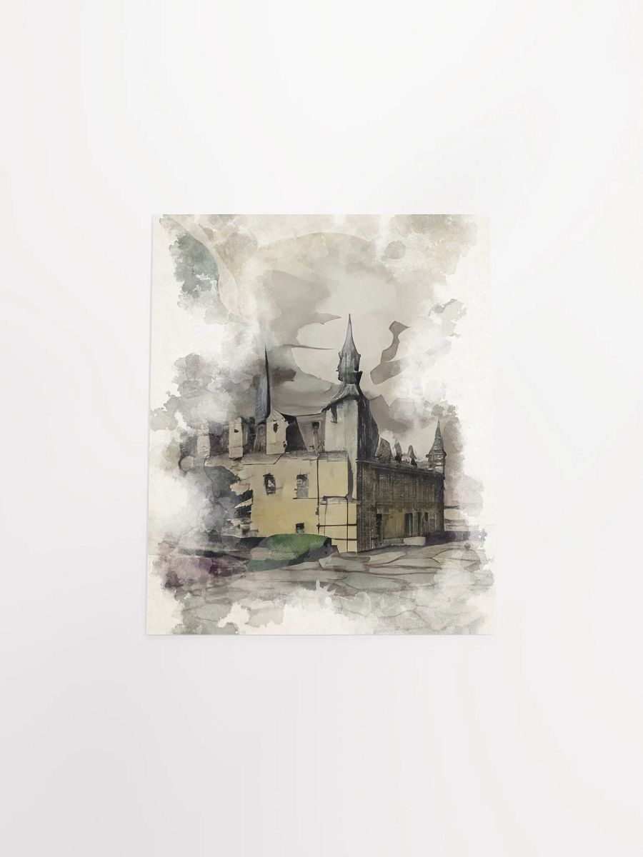 Kronborg castle - Watercolor painting - Portrait product image (9)