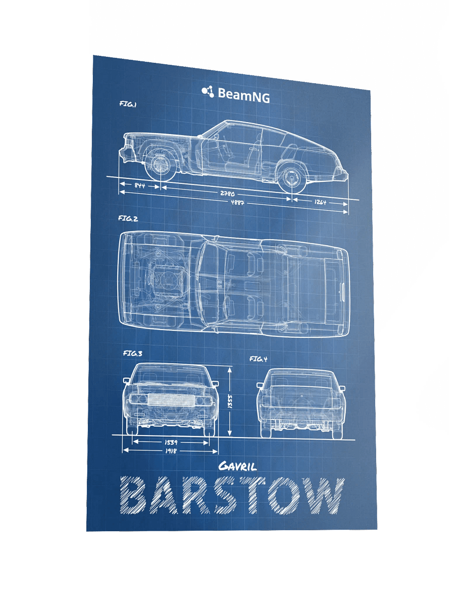 Gavril Barstow Blueprint Poster product image (2)