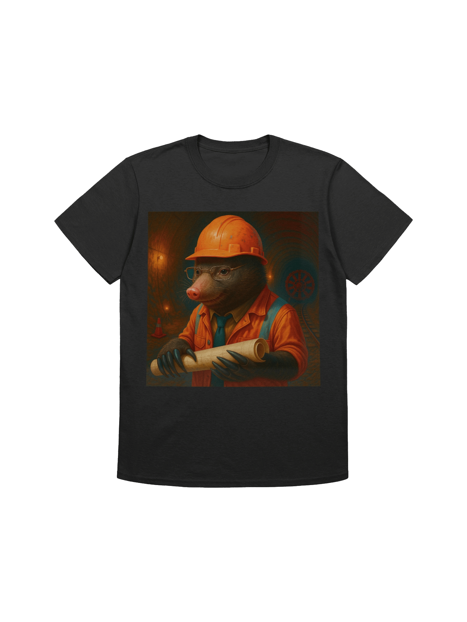 Mole Tunnel Engineer Unisex T-Shirt product image (4)