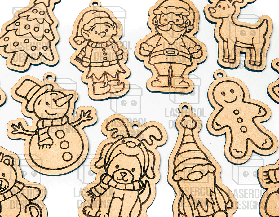 Christmas Ornaments - Laser Cut Files product image (4)