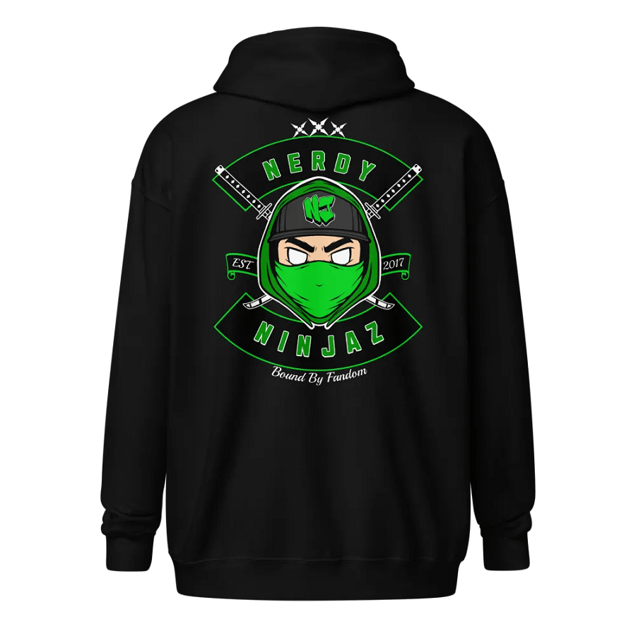 Nerdy Ninjaz Full Zip Hoodie product image (2)