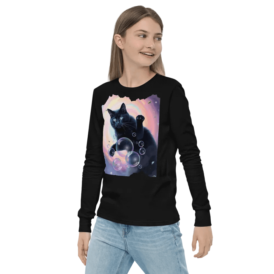 Dreamy Cat Bubble Play Long Sleeve product image (3)
