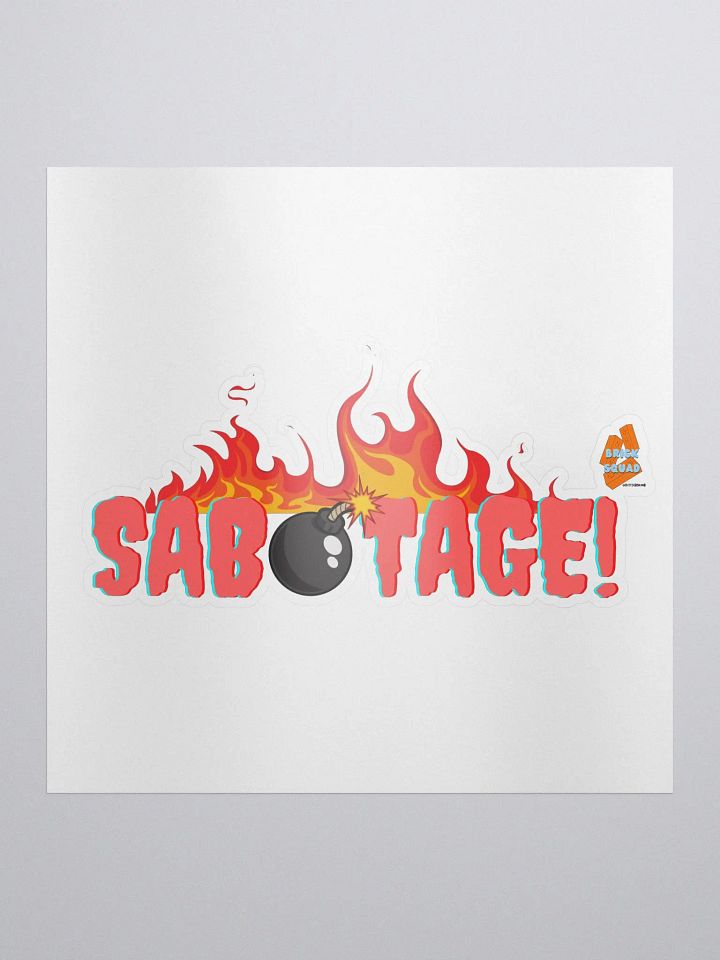 Official Brick Squad Sabotage Sticker product image (1)
