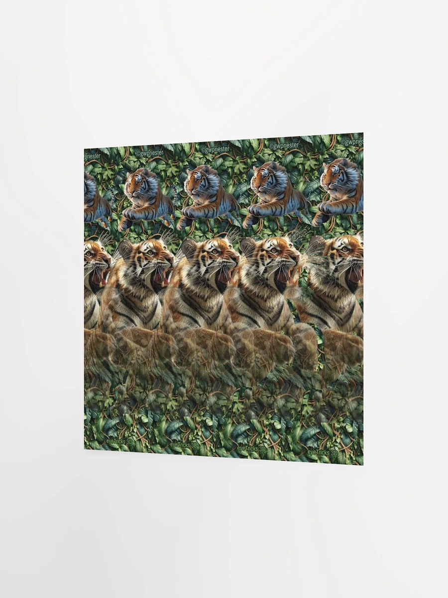 Leaping Tiger - 3D Stereogram Poster product image (7)