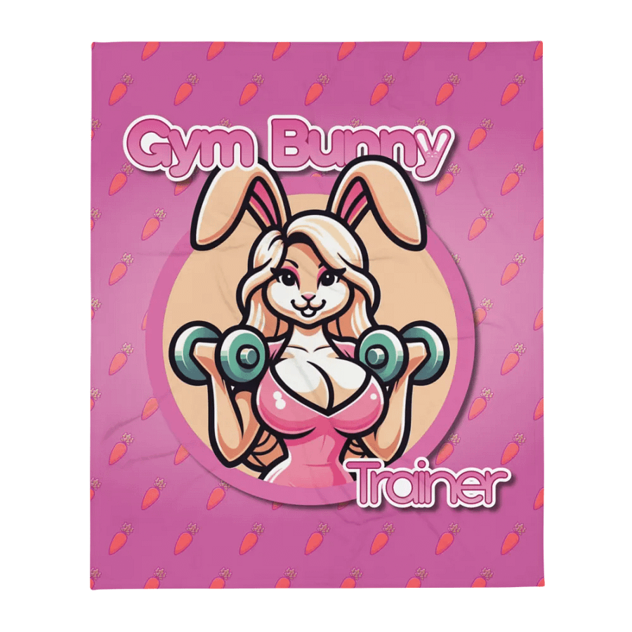 Gym Bunny Trainer Throw Blanket product image (13)
