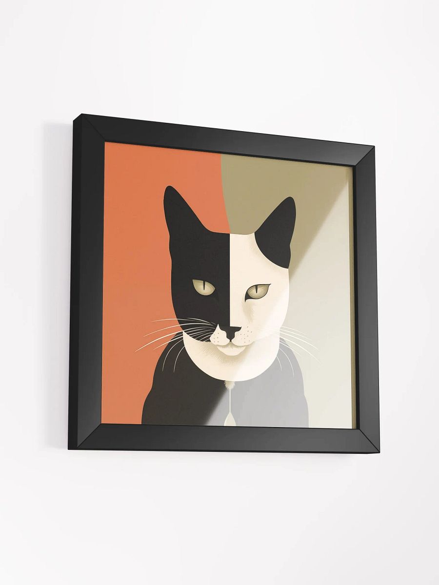 Duality Cat Framed Matte Poster product image (18)