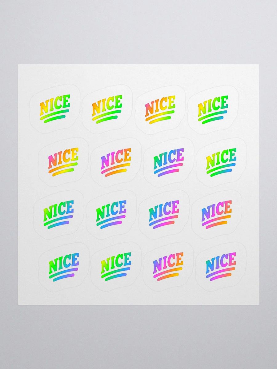 "NICE" Sticker sheet product image (1)