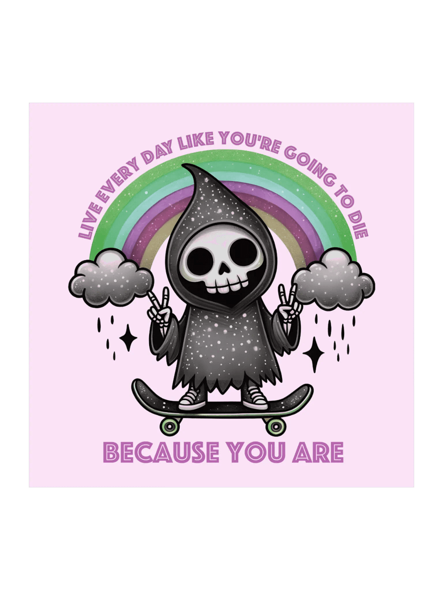 Live Every Day Sticker (Pink) product image (1)