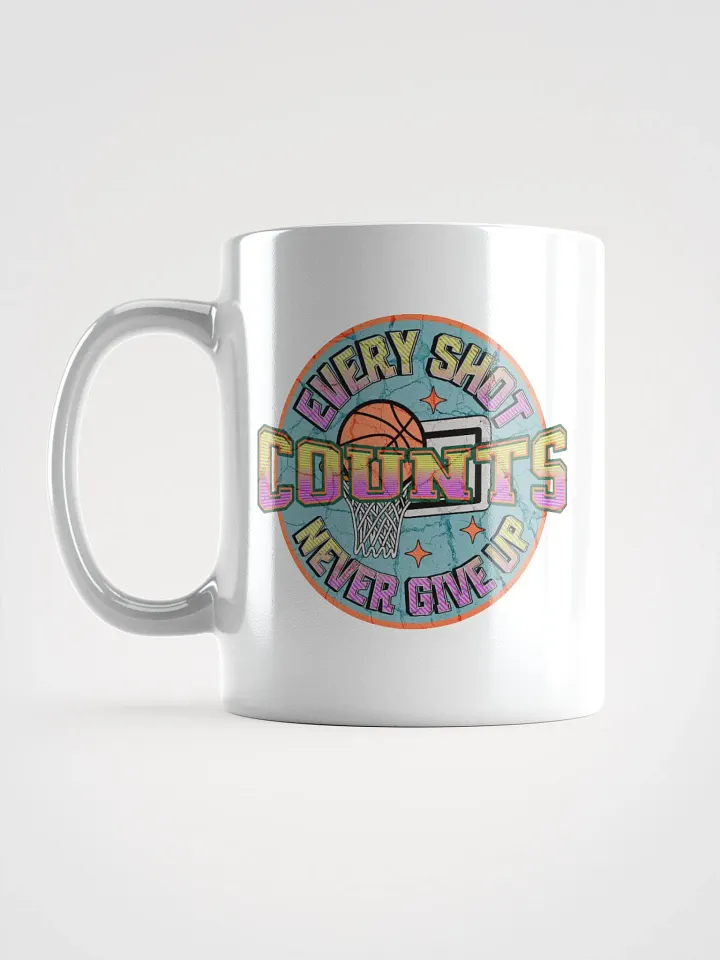 Every Shot Counts Basketball Vibrant Hoop Dreams Mug product image (1)