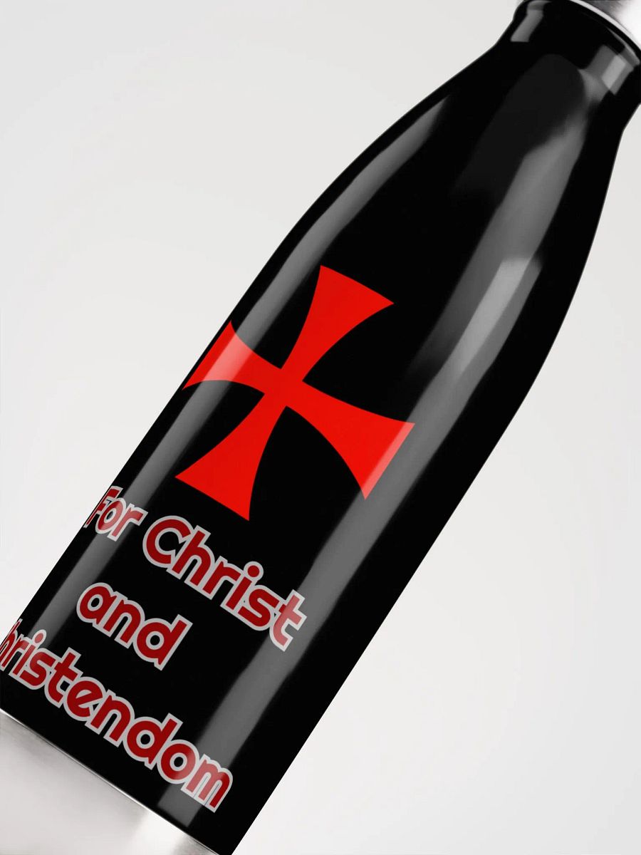 Crusader's Cross Stainless Steel Water Bottle product image (5)