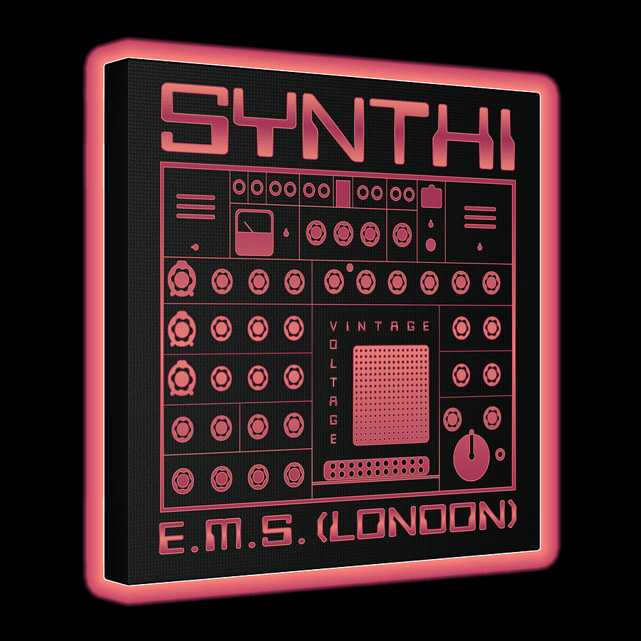 EMS Synthi - Canvas Artwork (Electronic Music Studios London Synthi AKS VCS3) by Vintage Voltage product image (6)