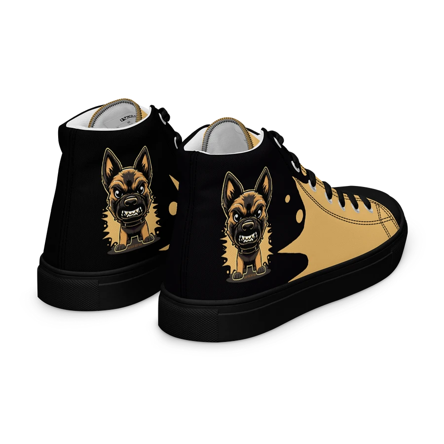 Belgian Malinois Angry Pup - Women's High Top Canvas Shoe product image (26)