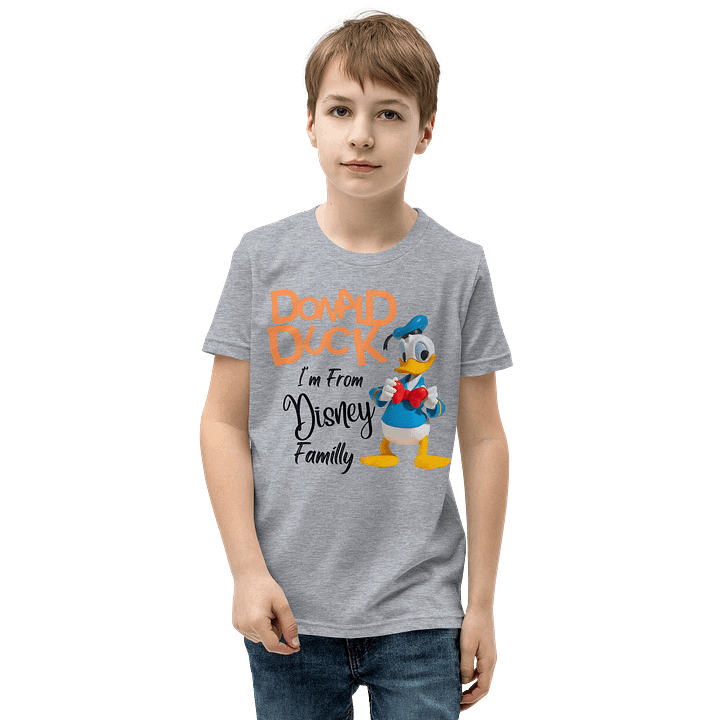 Youth Short Sleeve T-Shirt Donald Duck Disney Family Graphic product image (1)