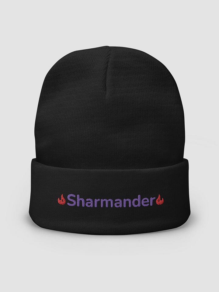 Knit Sharmander Beanie (Purple) product image (2)