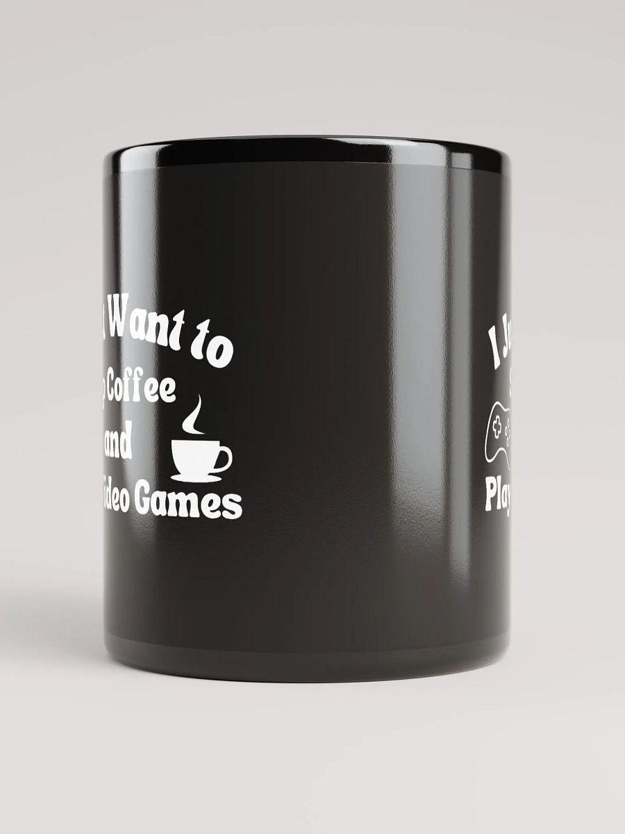 Coffee and Video Games Coffee Mug (Black) product image (10)