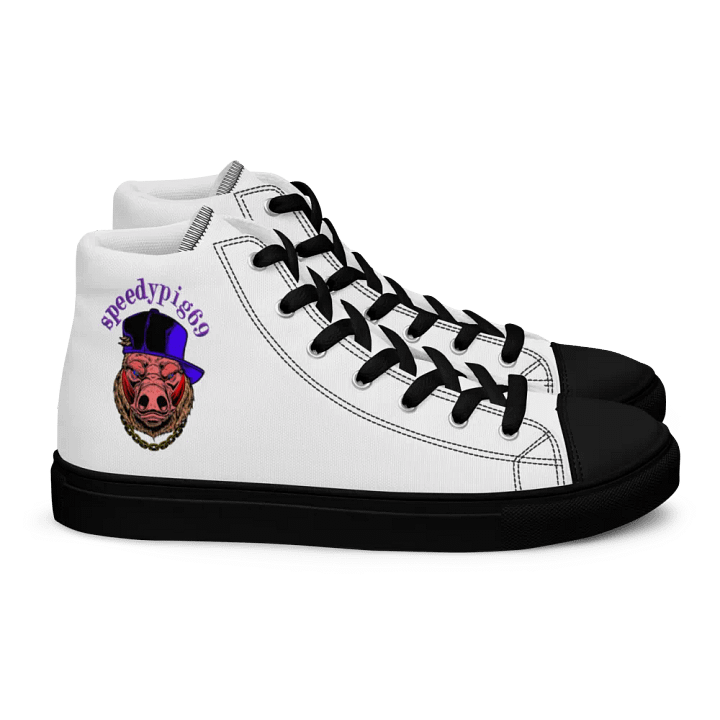 I Support Speedypig69 Dapper Piglet High Tops product image (2)