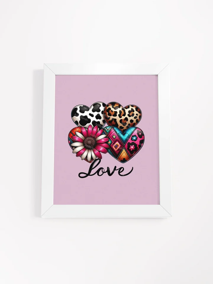 Love Patterns Framed Poster product image (1)