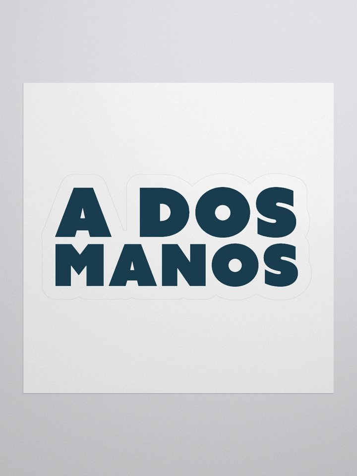 A dos manos sticker product image (1)