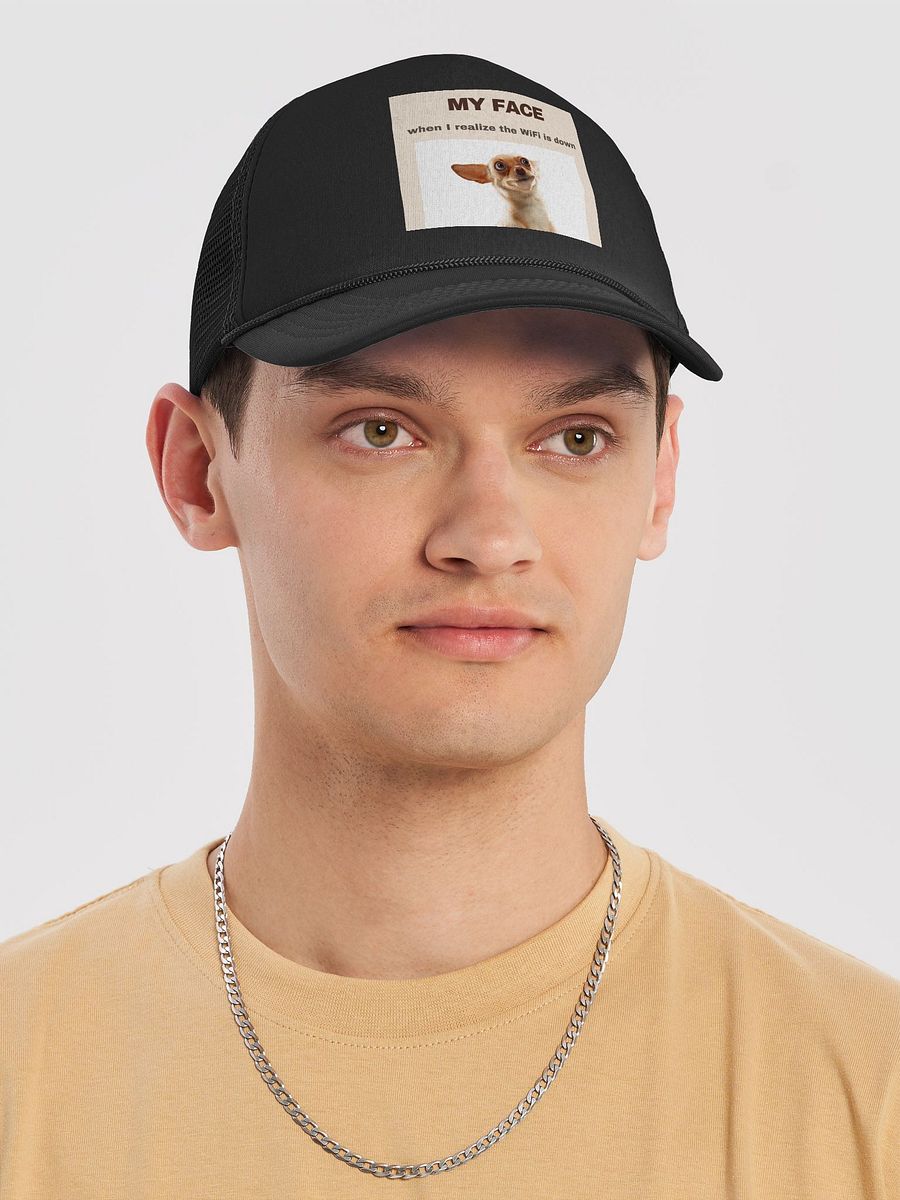 WiFi Down Chihuahua Meme Trucker Hat product image (5)