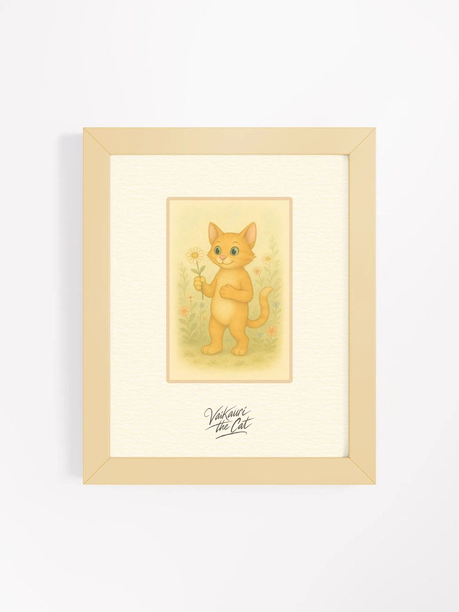 Vaikauri the Cat - Framed Matte Artprint product image (8)