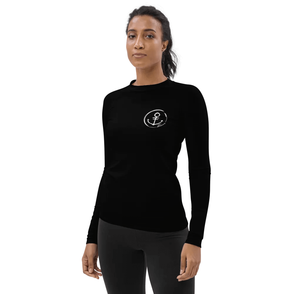 Sun-Safe Style: Women's All-Over Print Rash Guard product image (3)